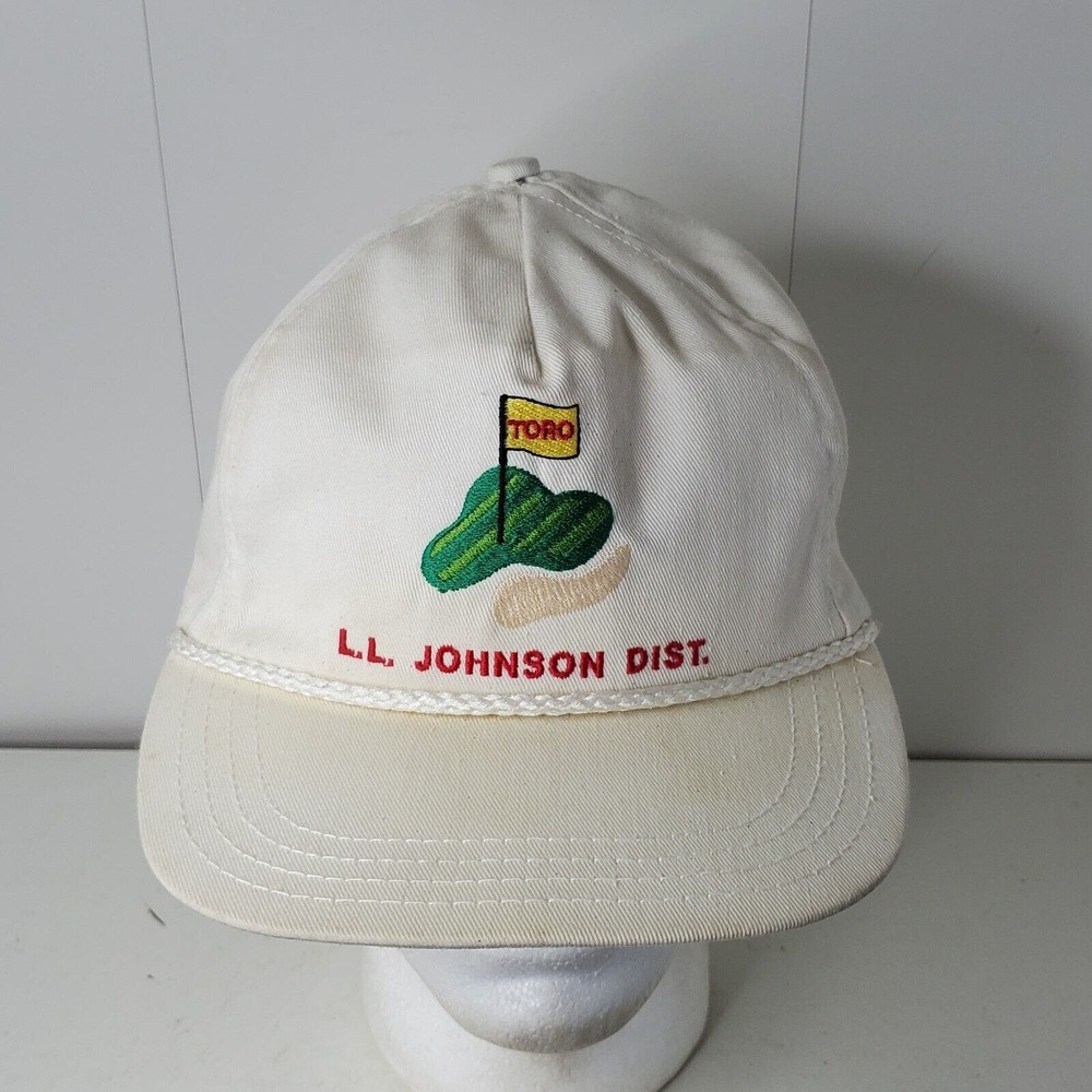 VTG Toro LL Johnson Distributing Golf Embroidered Strapback Hat Baseball Cap